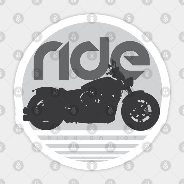 Ride scout bobber sun Sticker by NighOnJoy